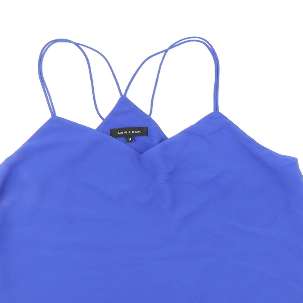 Newlook Womens Blue   Camisole T-Shirt Size 14  - vest