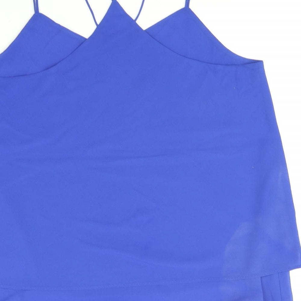 Newlook Womens Blue   Camisole T-Shirt Size 14  - vest