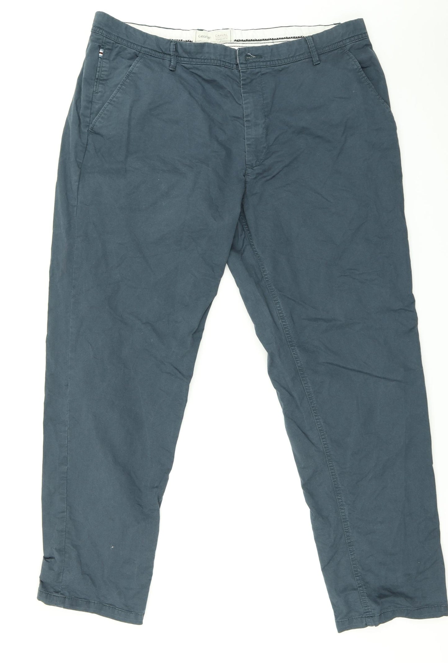 George Womens Blue   Chino Trousers Size 42 L32 in