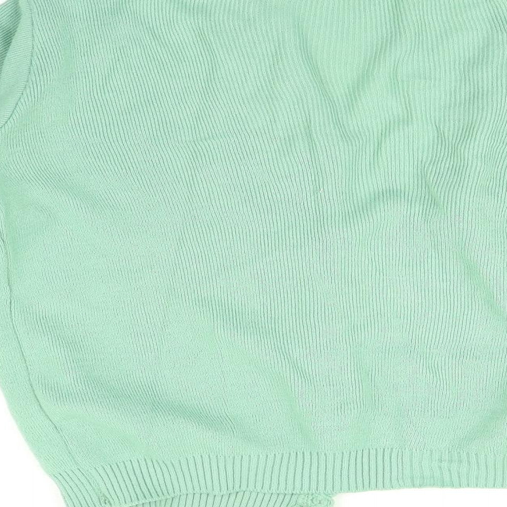 Merry Gold Womens Green   Cardigan Jumper Size S
