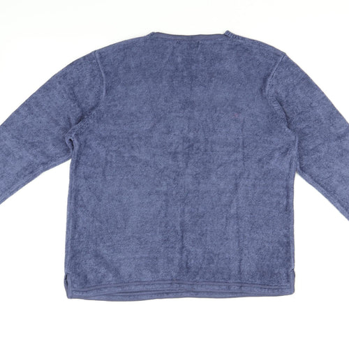 Reflect Collection Womens Blue   Pullover Sweatshirt Size L