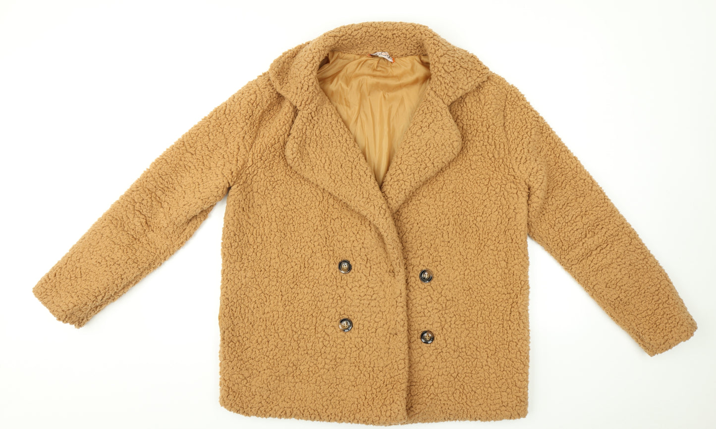 Boni Aro Womens Orange   Jacket Coat Size M