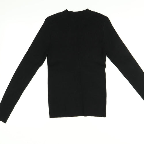 Oasis Womens Black   Pullover Jumper Size S