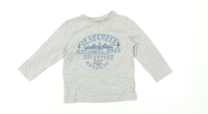 TU  Grey   Basic T-Shirt Size 12-18 Months