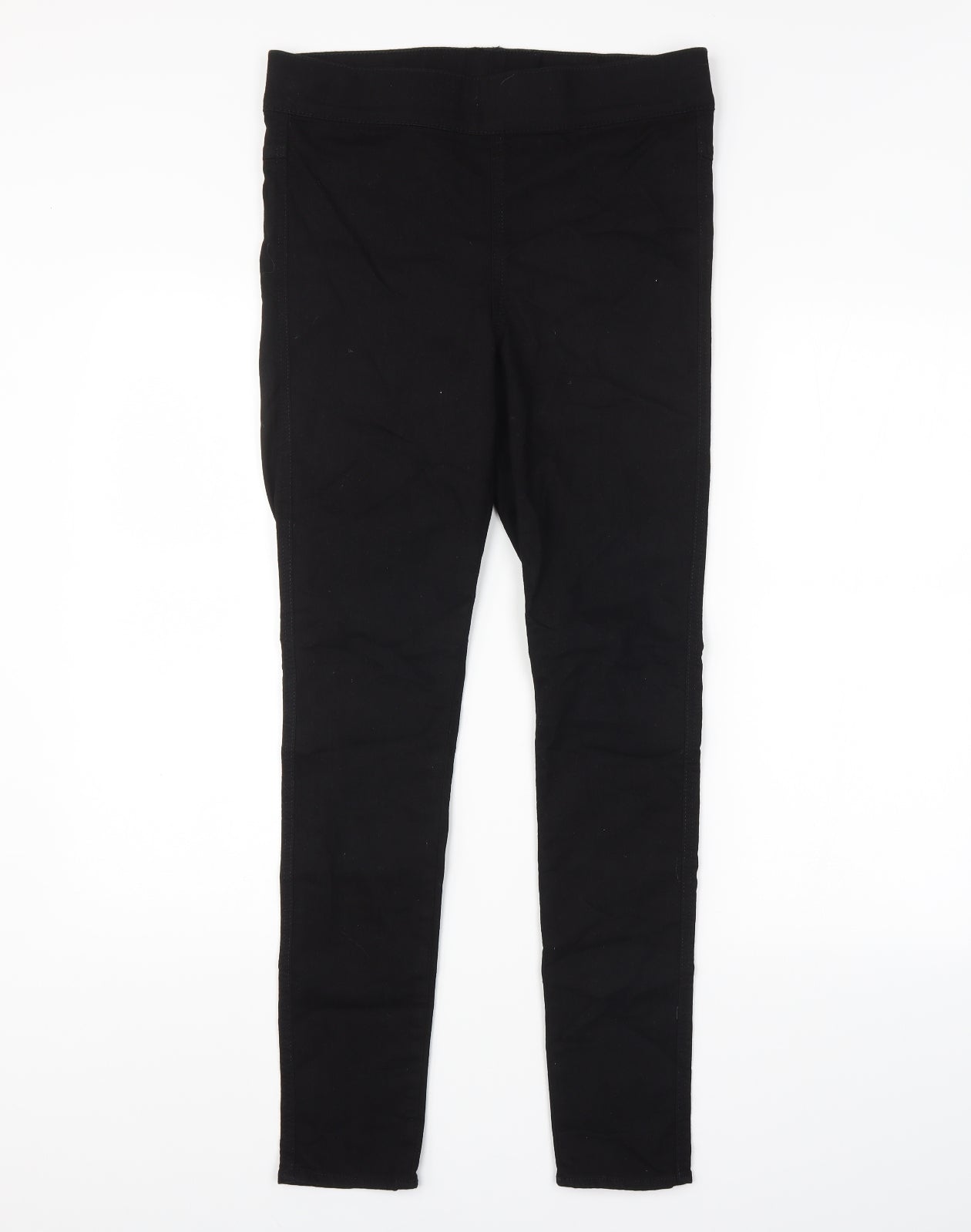 H&M Womens Black   Jegging Leggings Size 14 L30 in