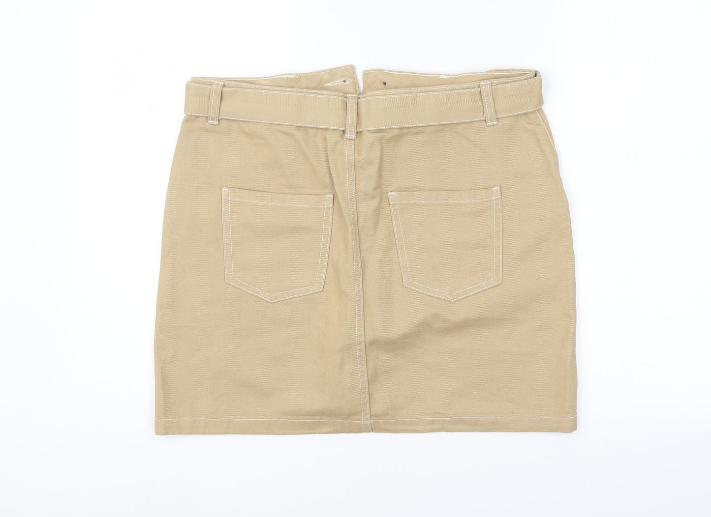 Denim Co. Womens Beige   Straight & Pencil Skirt Size 12