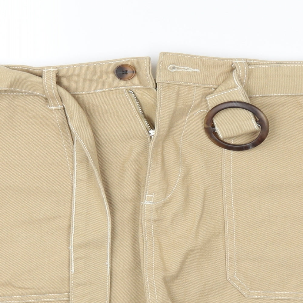 Denim Co. Womens Beige   Straight & Pencil Skirt Size 12
