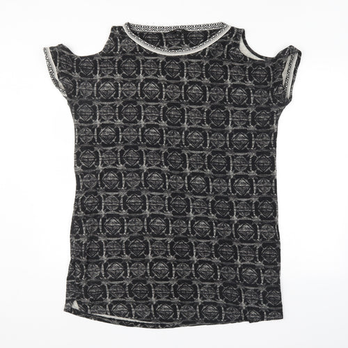 NEXT Womens Black Argyle/Diamond  Basic Tank Size 16