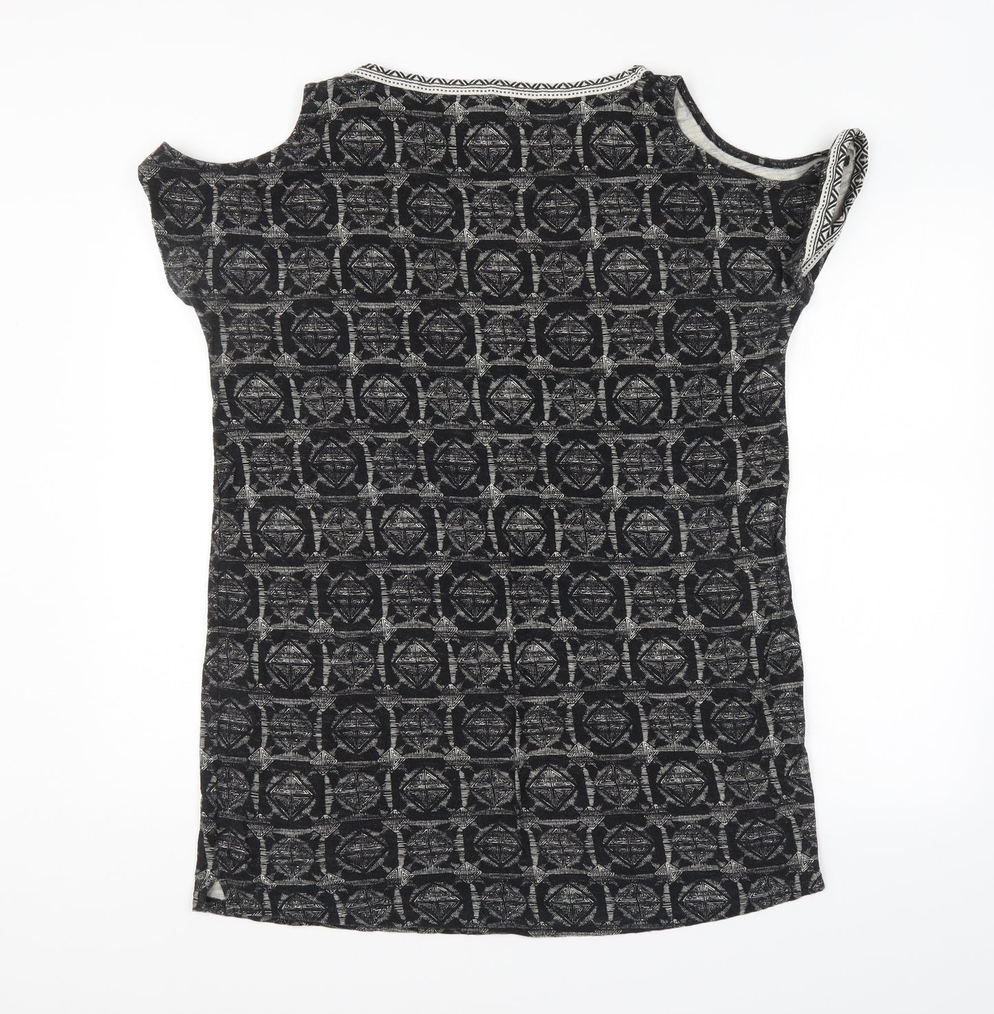 NEXT Womens Black Argyle/Diamond  Basic Tank Size 16