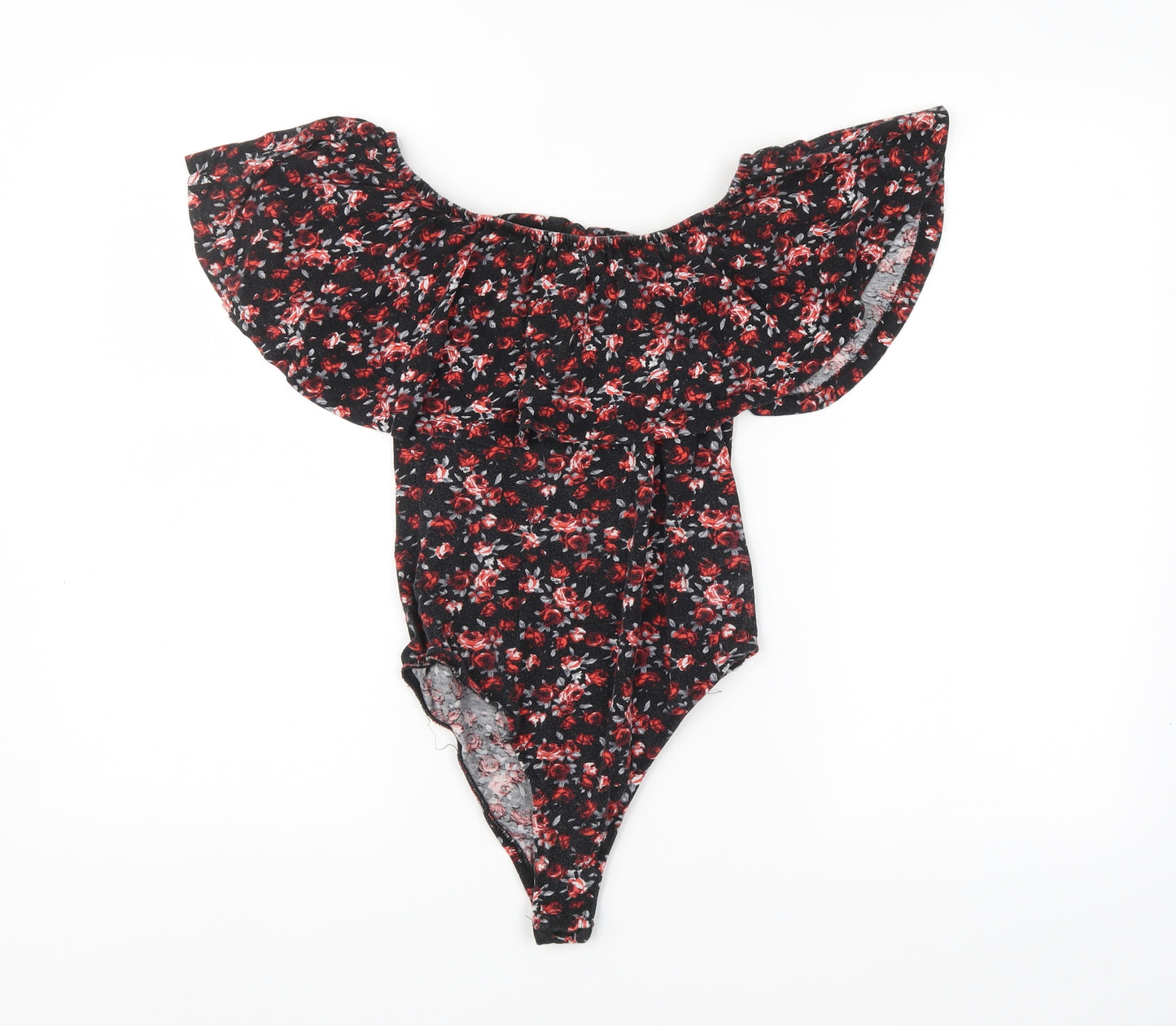 Atmosphere Womens Black Floral  Unitard One-Piece Size 10