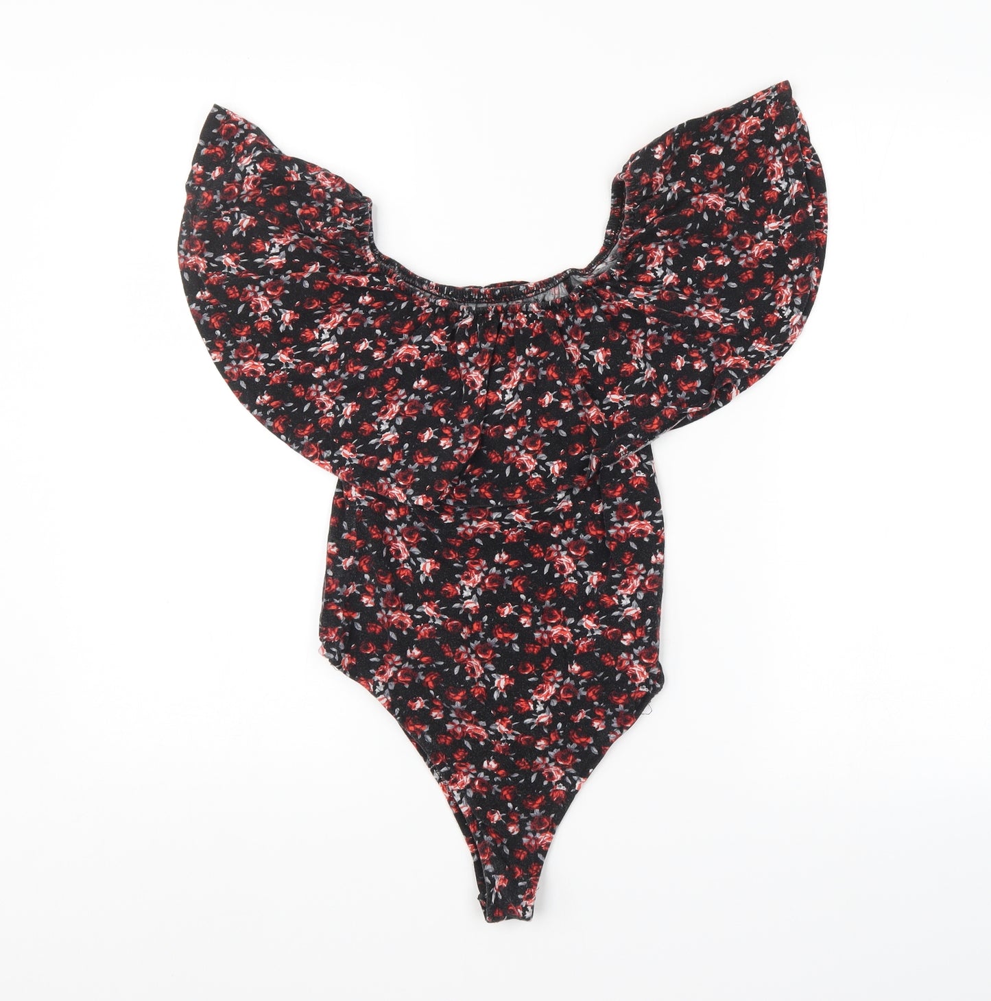 Atmosphere Womens Black Floral  Unitard One-Piece Size 10