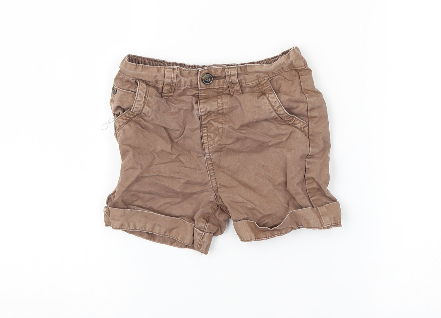 FG4 Boys Brown   Cargo Shorts Size 2-3 Years