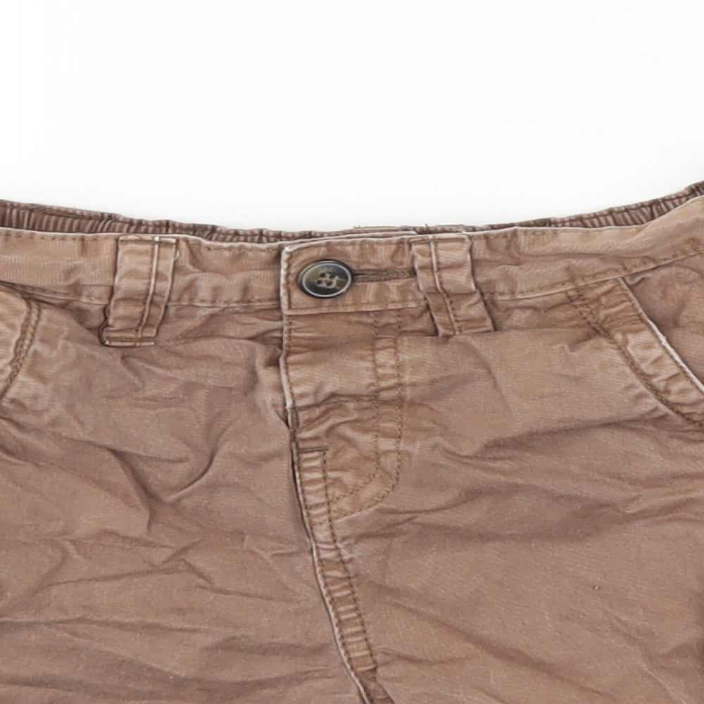 FG4 Boys Brown   Cargo Shorts Size 2-3 Years