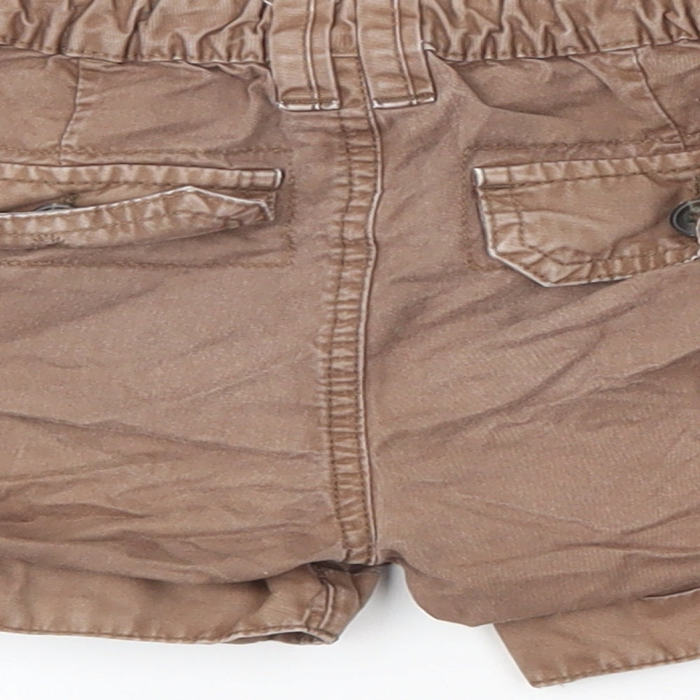 FG4 Boys Brown   Cargo Shorts Size 2-3 Years