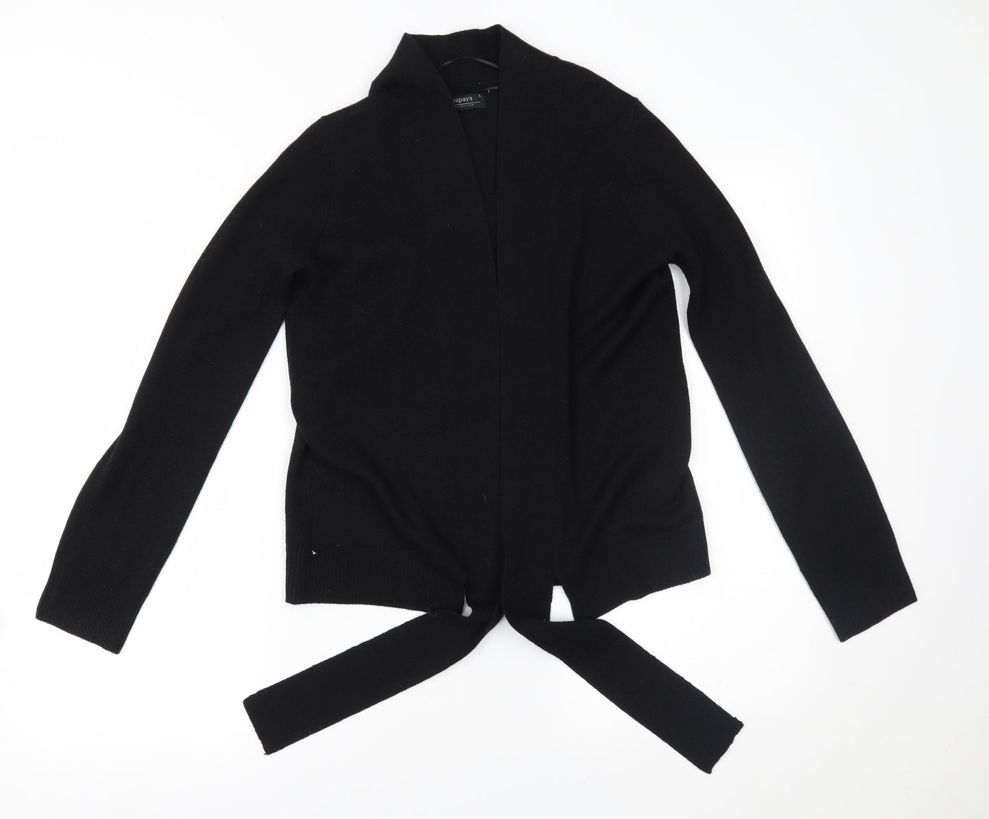 Papaya Womens Black   Cardigan Jumper Size S