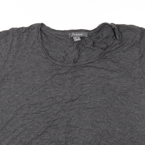 Primark Womens Grey   Basic Blouse Size 10