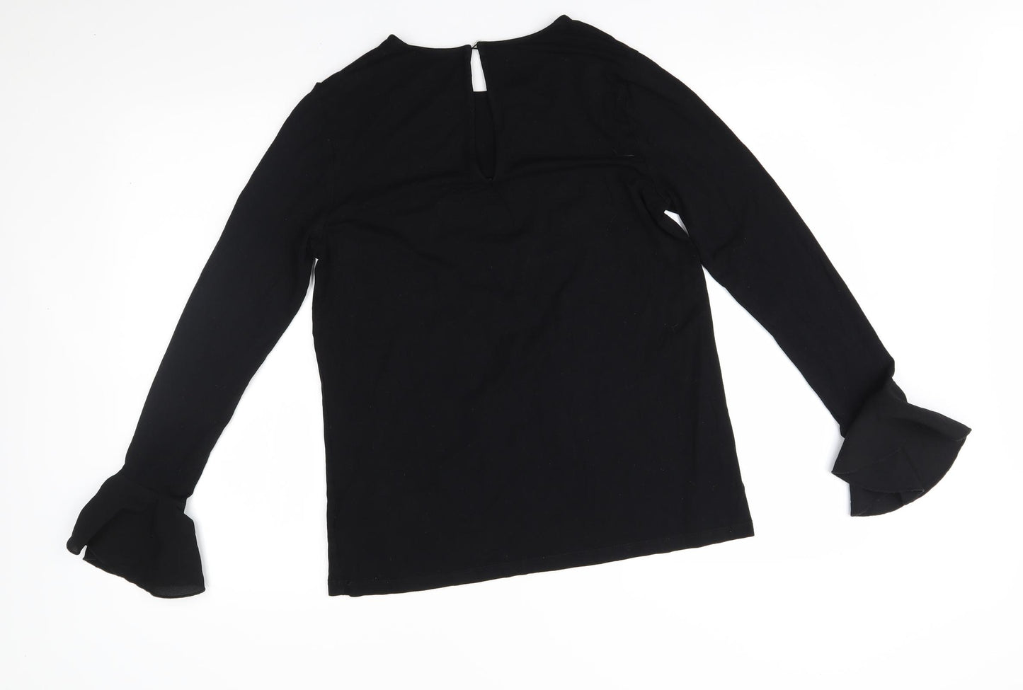 Warehouse Womens Black   Basic Blouse Size 10