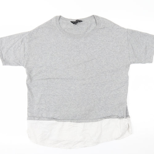 Dorothy Perkins Womens Grey   Pullover Jumper Size 14