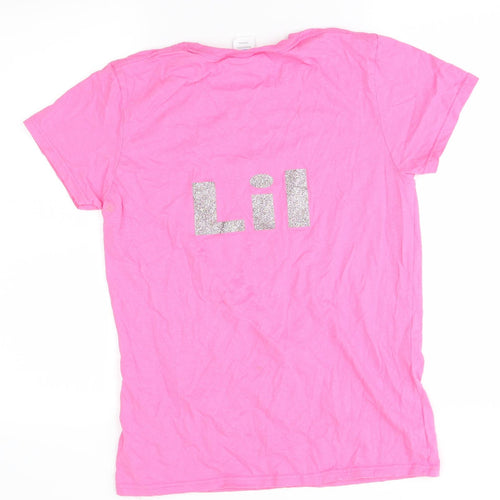 Gildan Womens Pink   Basic T-Shirt Size M