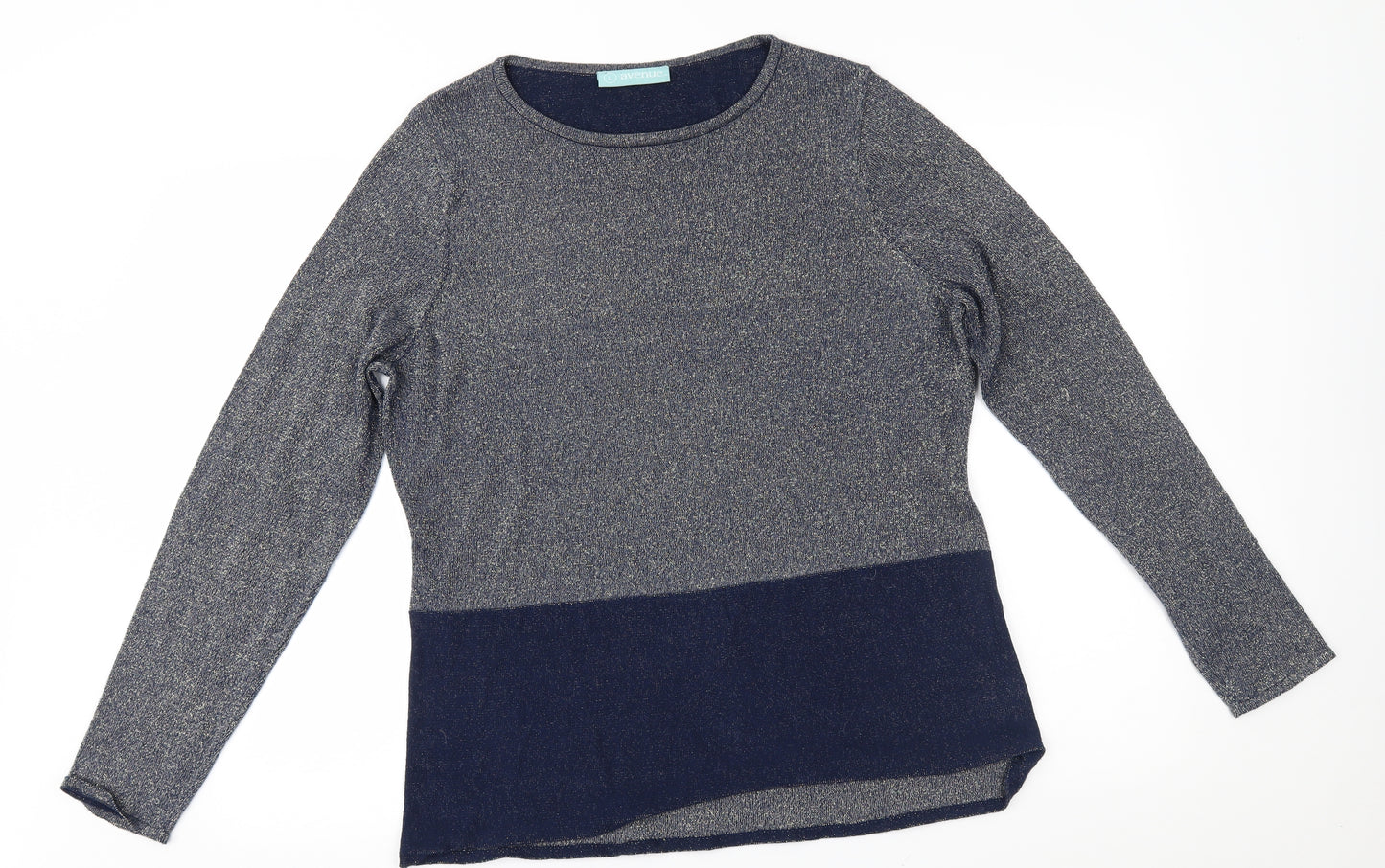 acenye Womens Grey   Pullover Jumper Size L