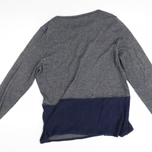 acenye Womens Grey   Pullover Jumper Size L