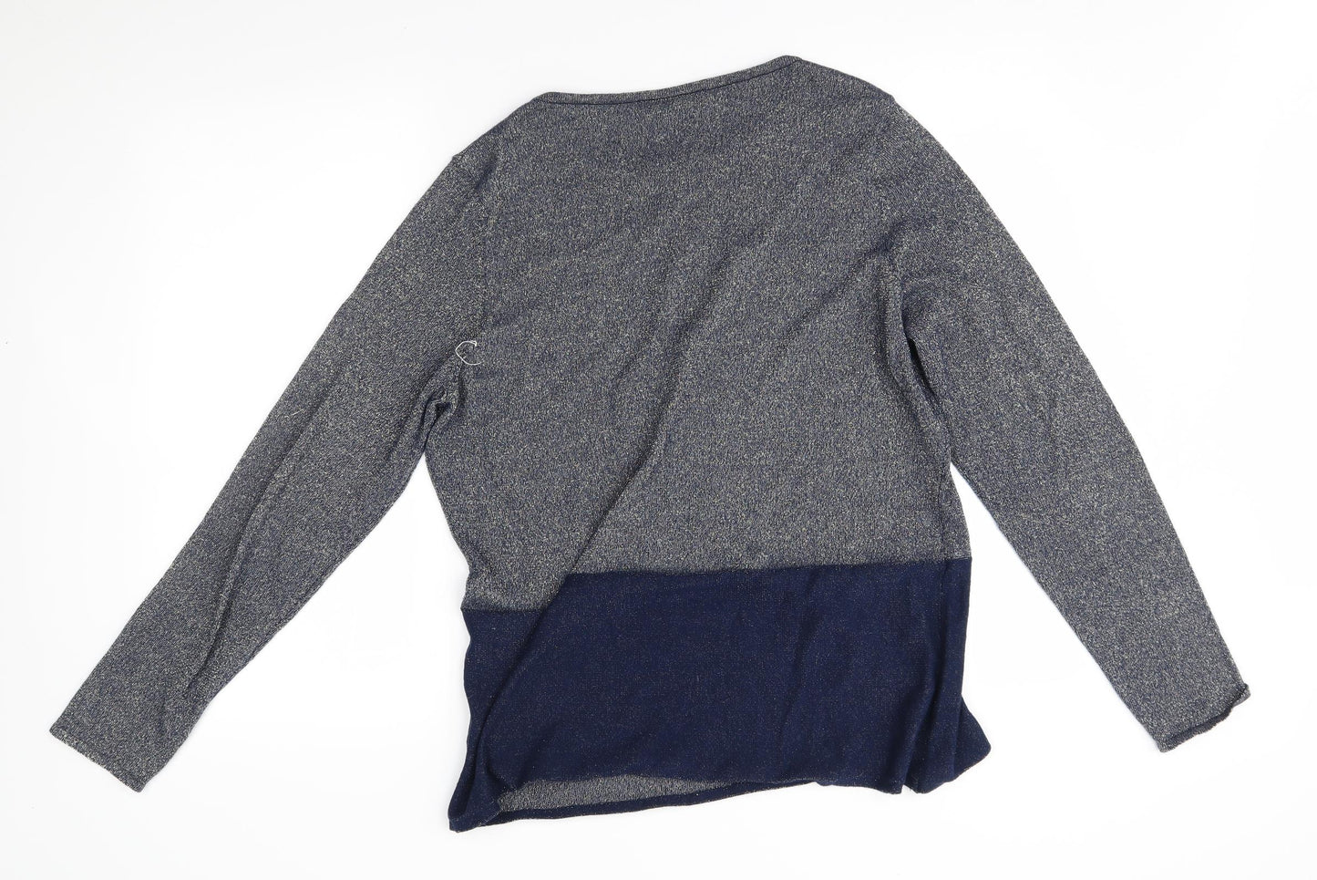 acenye Womens Grey   Pullover Jumper Size L