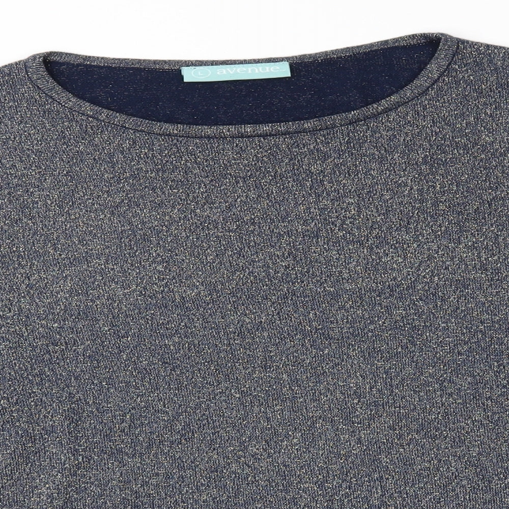 acenye Womens Grey   Pullover Jumper Size L