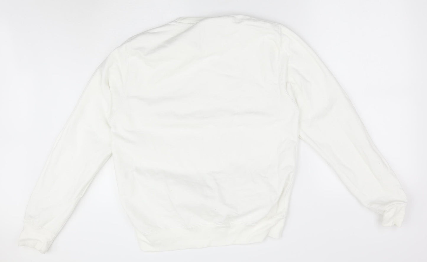 just hoods Womens White   Pullover Jumper Size S