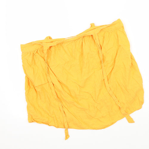 F&F Womens Orange   A-Line Skirt Size 14  - ties