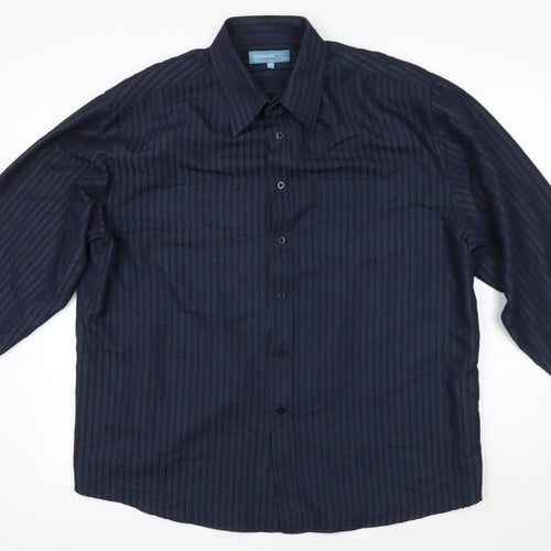 greenwoods Mens Blue    Button-Up Size XL