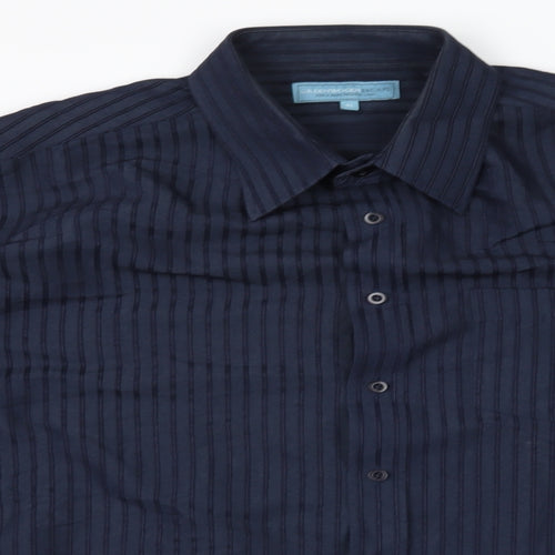 greenwoods Mens Blue    Button-Up Size XL