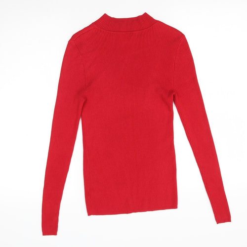 George Womens Red   Pullover Jumper Size 8