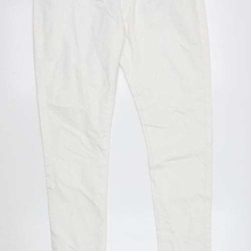 denim co Womens White   Jegging Jeans Size 12 L29 in -