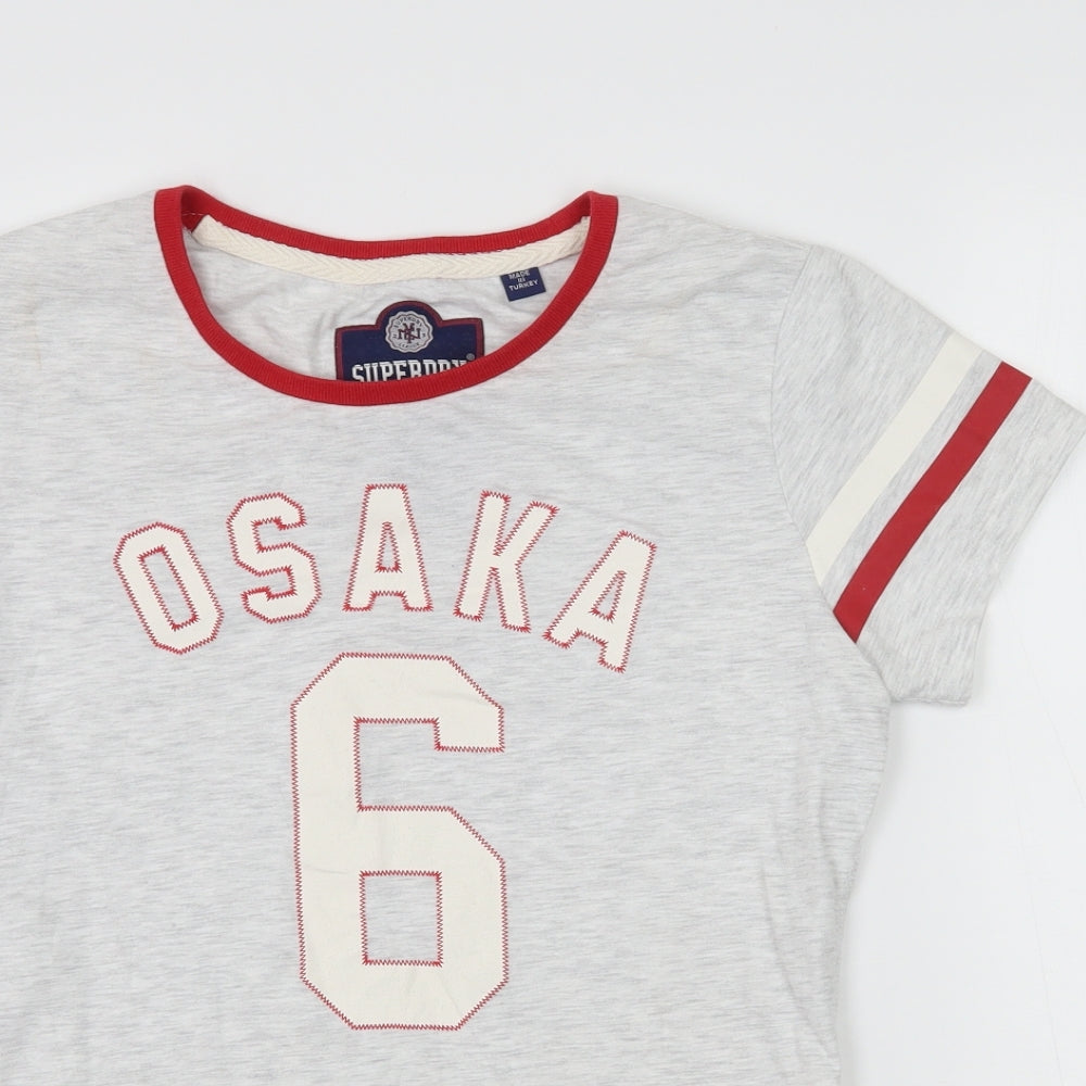 Superdray Womens Grey   Basic T-Shirt Size M  - osaka 6