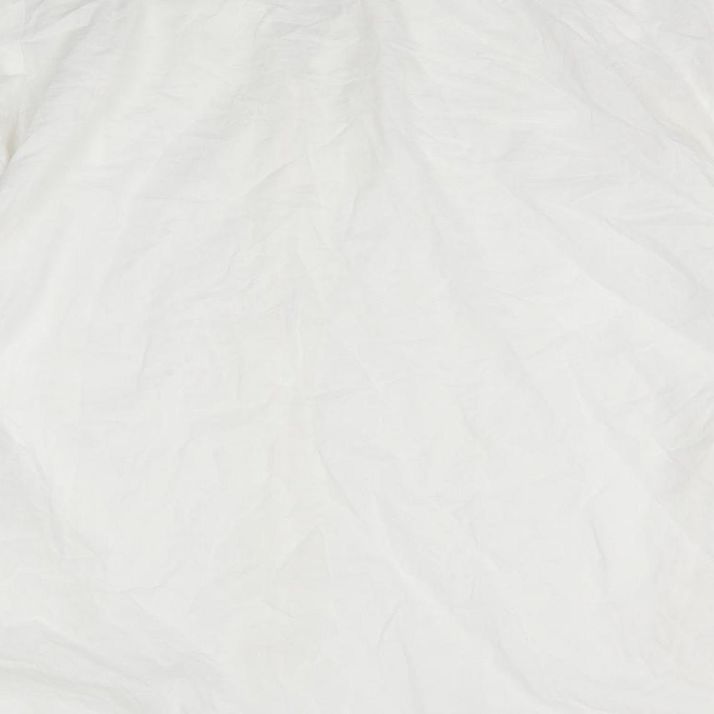 rima  Womens White   Basic Button-Up Size L