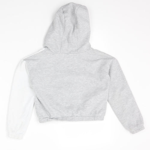 Primark Girls Grey   Pullover Hoodie Size 7-8 Years  - always be kind