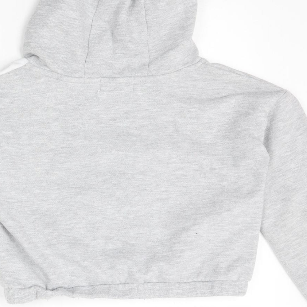 Primark Girls Grey   Pullover Hoodie Size 7-8 Years  - always be kind