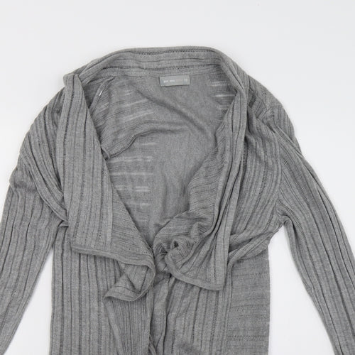 Per Una Womens Grey  Knit Cardigan Jumper Size 12