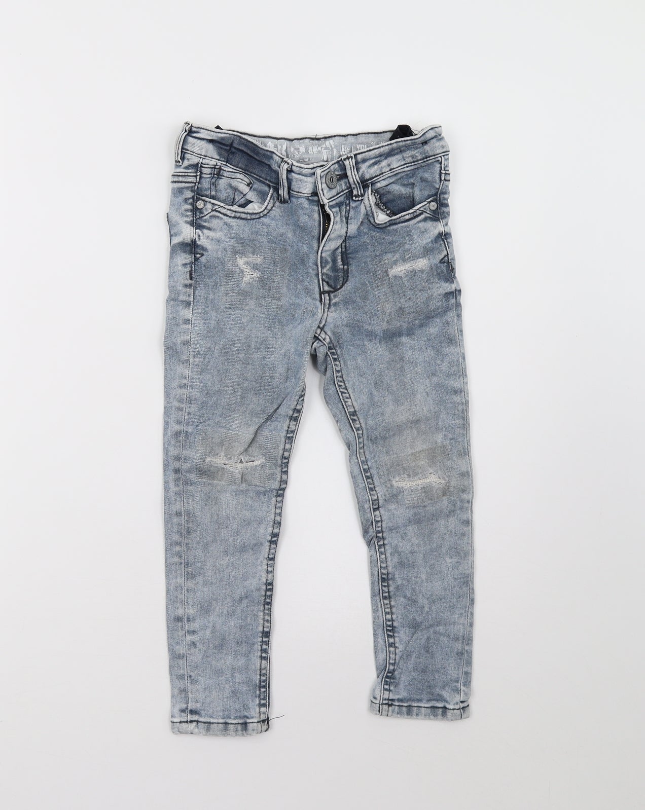 Matalan Girls Blue  Denim Straight Jeans Size 6 Years