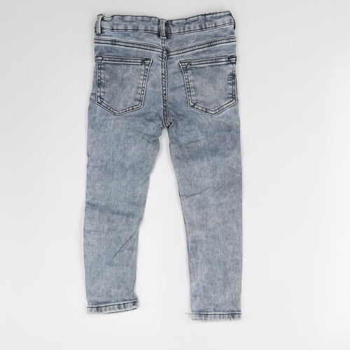 Matalan Girls Blue  Denim Straight Jeans Size 6 Years