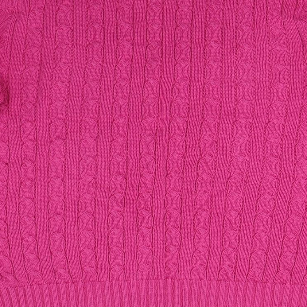 Ralph Lauren Sport Mens Pink  Knit Pullover Jumper Size XL
