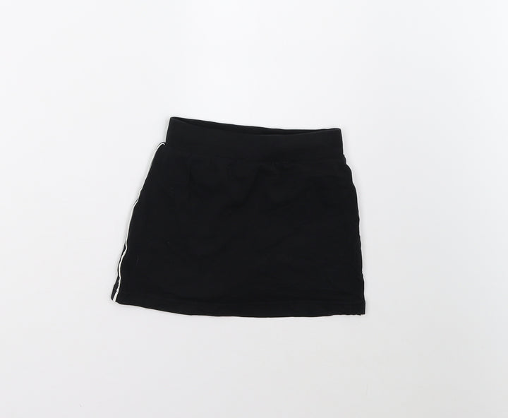 Tu School Girls Black Straight & Pencil Skirt Size 5 Years