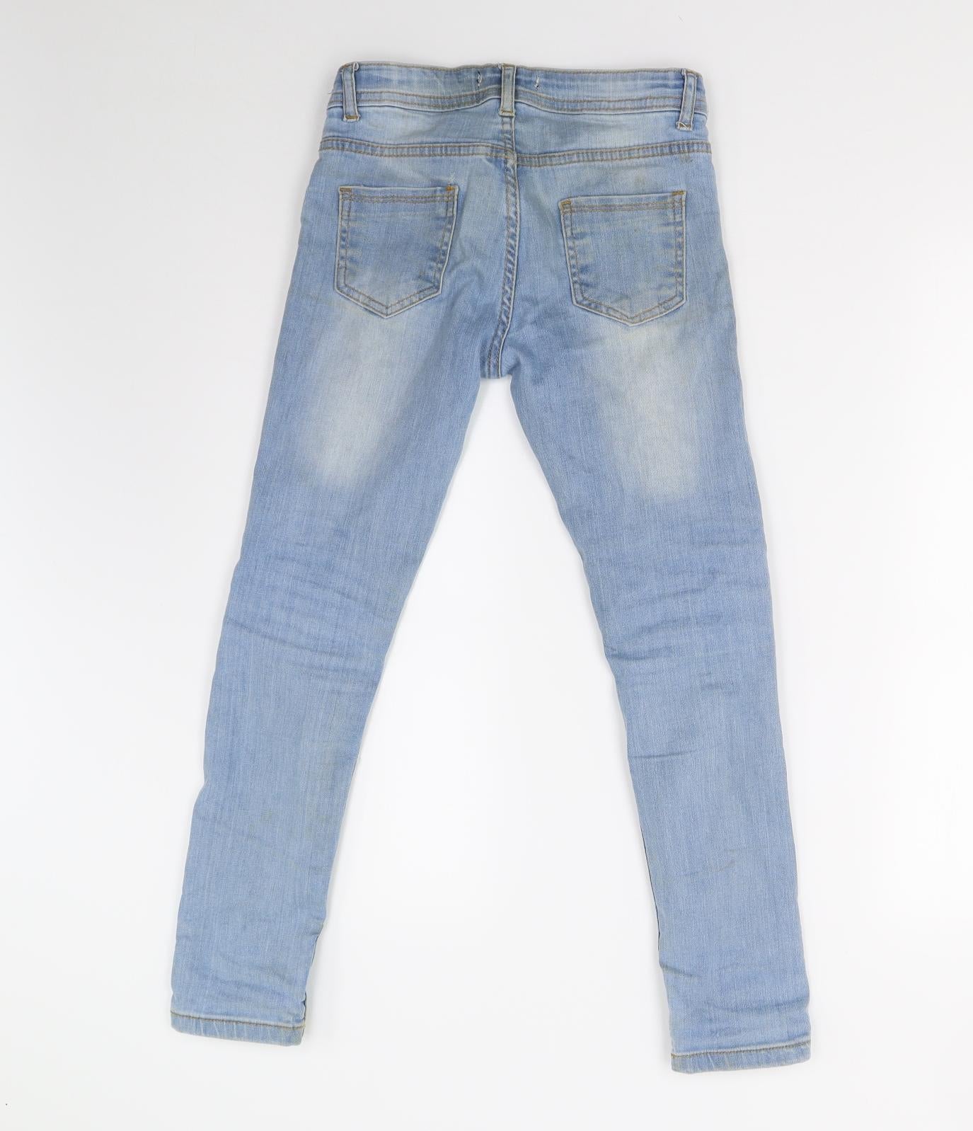 A2Z 4 Kids Girls Blue  Denim Straight Jeans Size 9 Years