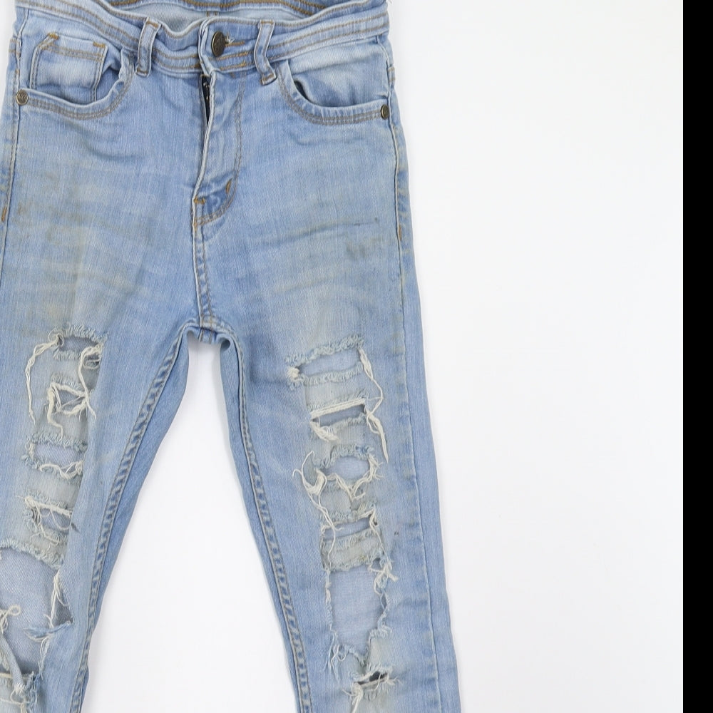 A2Z 4 Kids Girls Blue  Denim Straight Jeans Size 9 Years