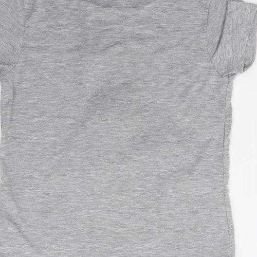 Primark Girls Grey   Basic T-Shirt Size 8 Years  - Christmas