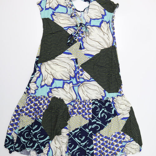 NEXT Womens Blue Geometric  Shift  Size 14