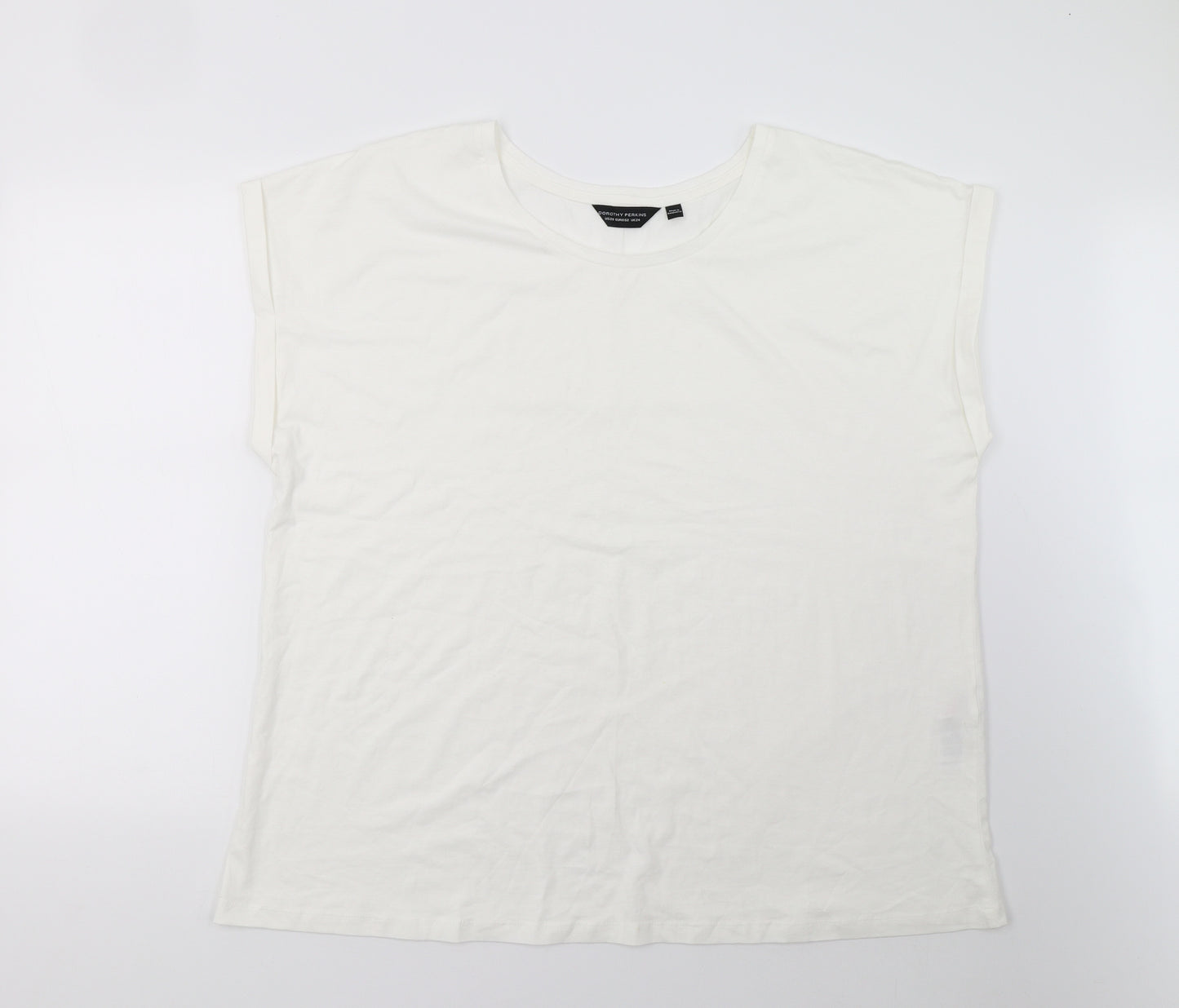 Dorothy Perkins Mens White    T-Shirt Size 20