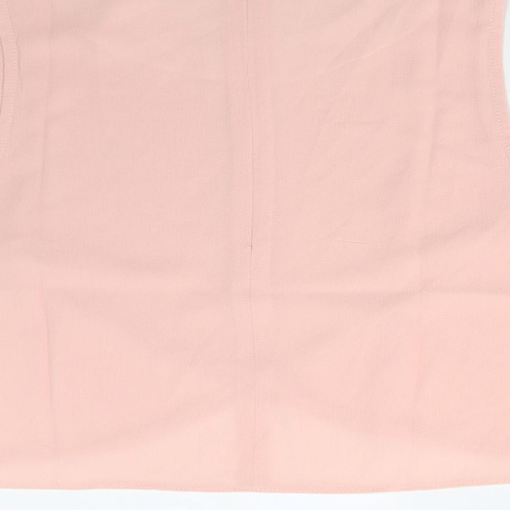Ravi Famous Womens Pink   Basic Blouse Size 14