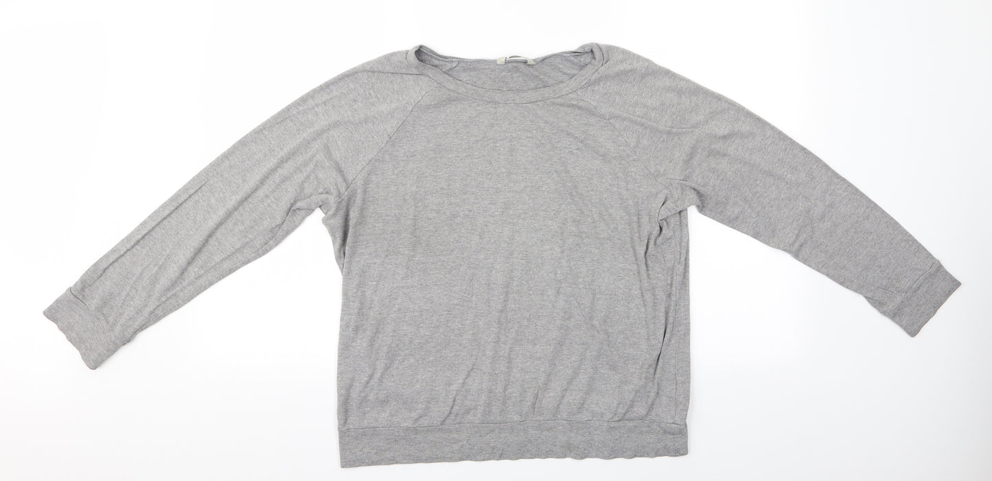 Marks and Spencer Womens Grey   Basic T-Shirt Size 16  - Marks and Spencer