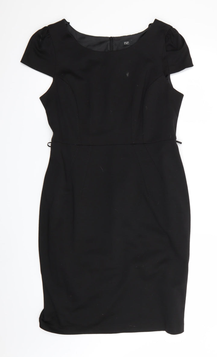 Florence and Fred Womens Black   Pencil Dress  Size 14